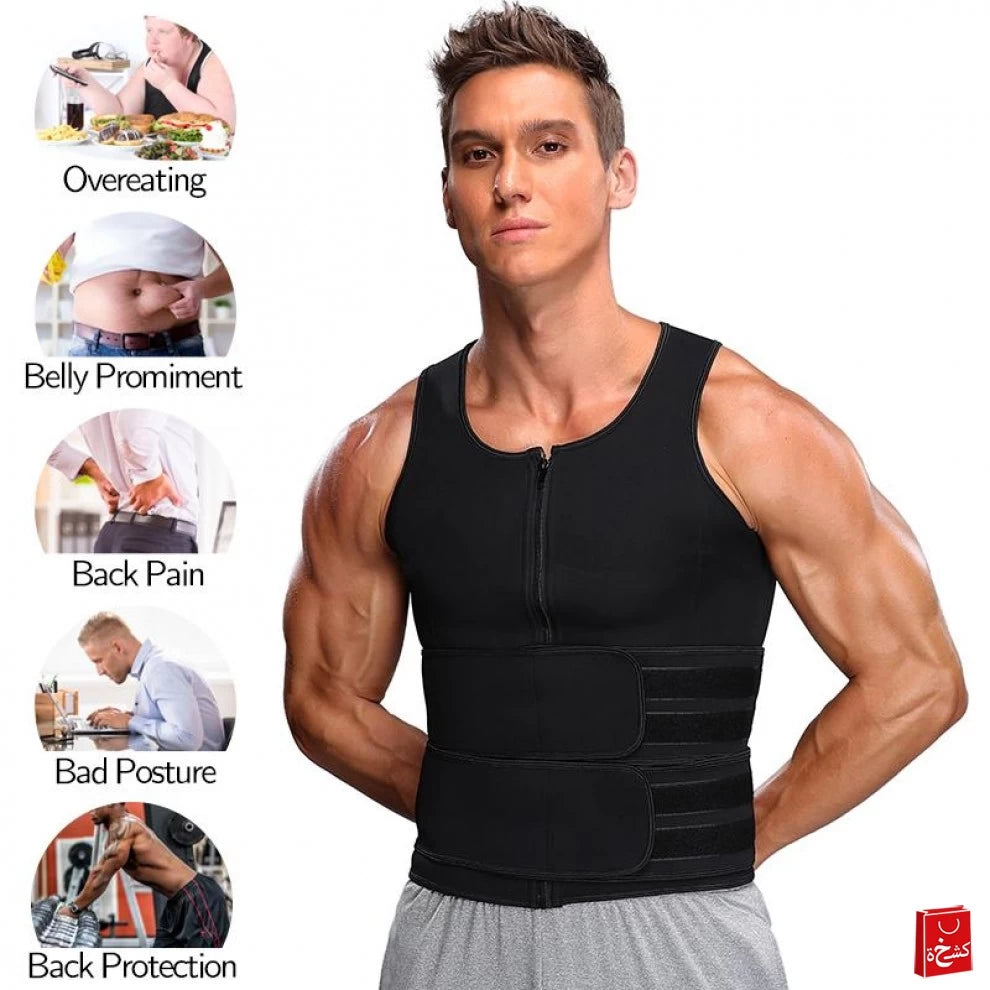 Zipper Waist Trainer for Men