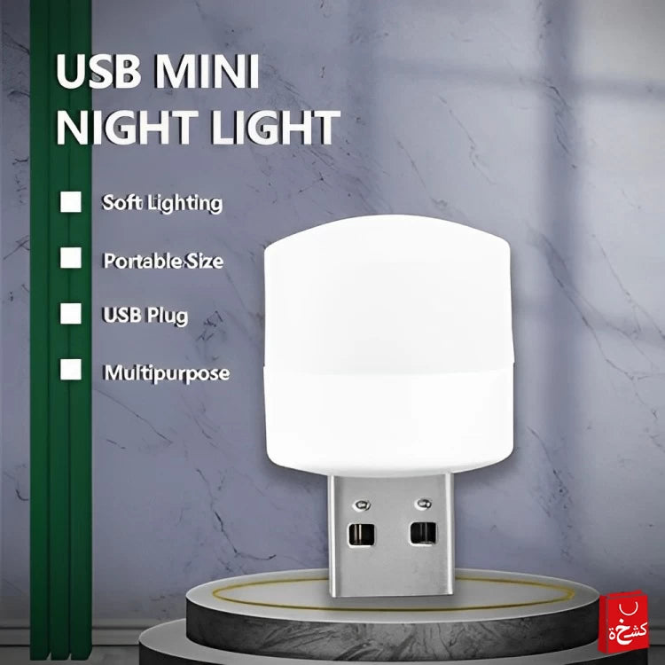 5Psc Mini USB Plug 1W Lamp