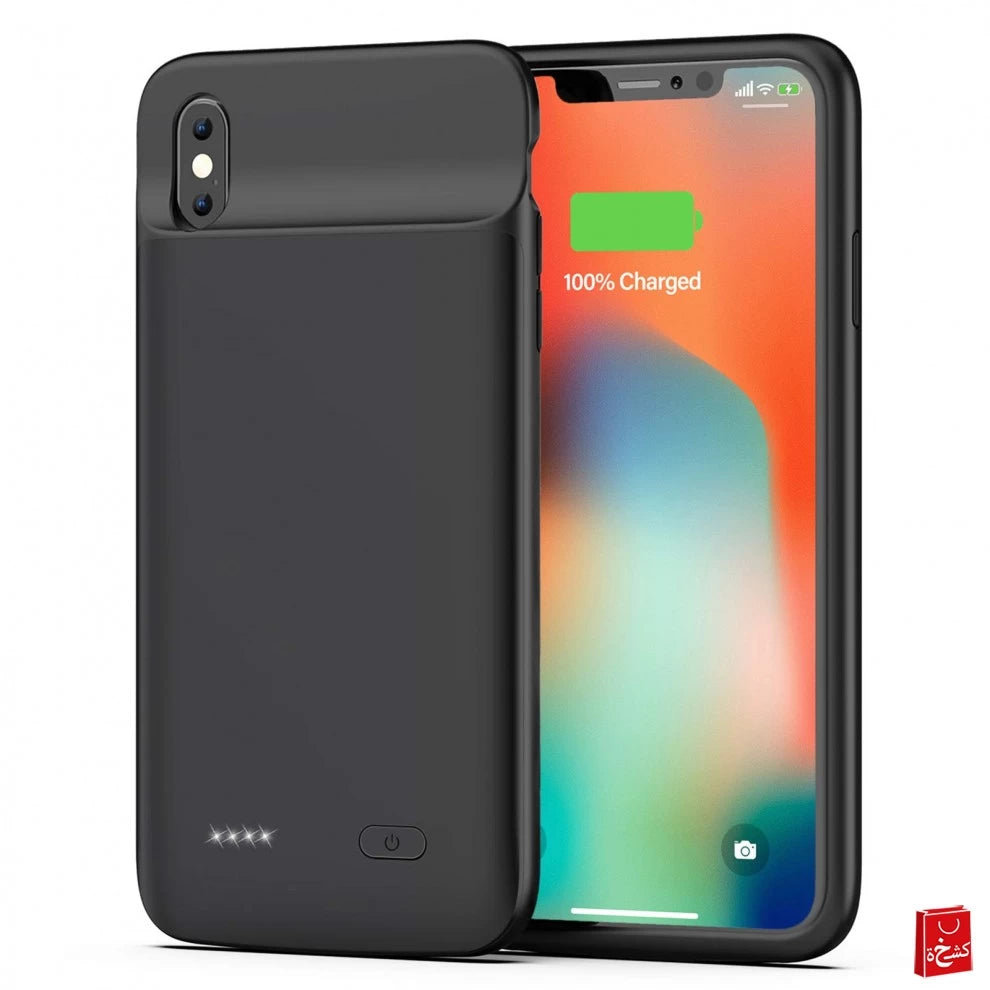 Battery Case For iPhone Xs Max black (5000mah)