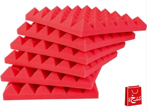 6 Pack Soundproof Acoustic Foam Panels for Recording Studios (30x30cm)