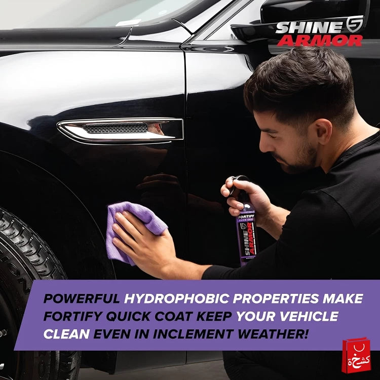Shine Armor 3-in-1 Ceramic Waterless Wash, Shine, and Protect Spray