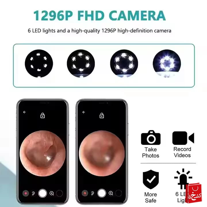 Wireless ear Wax Removal with HD Camera 1080P