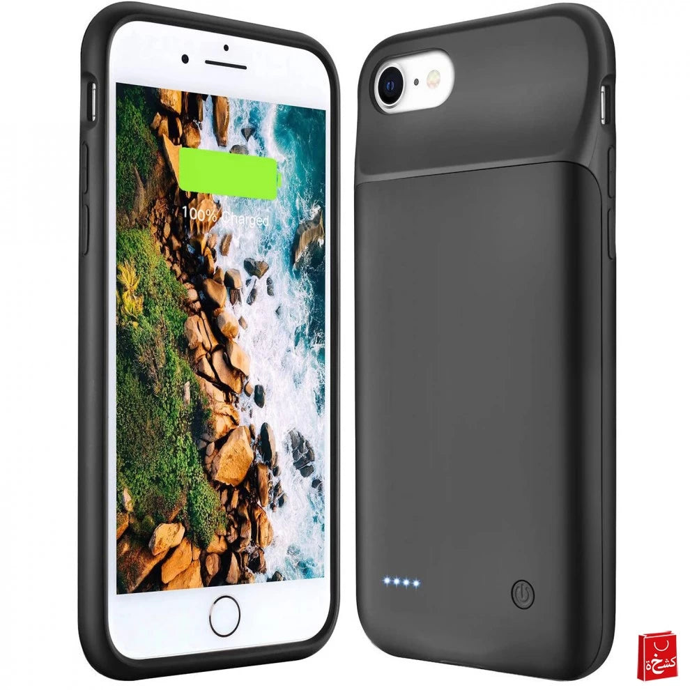 Battery Case For iPhone 6+/6s+/7+/8+ black (5000mah)