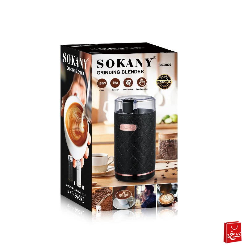 Sokany Electric Mini Coffee Bean Grinder-3027