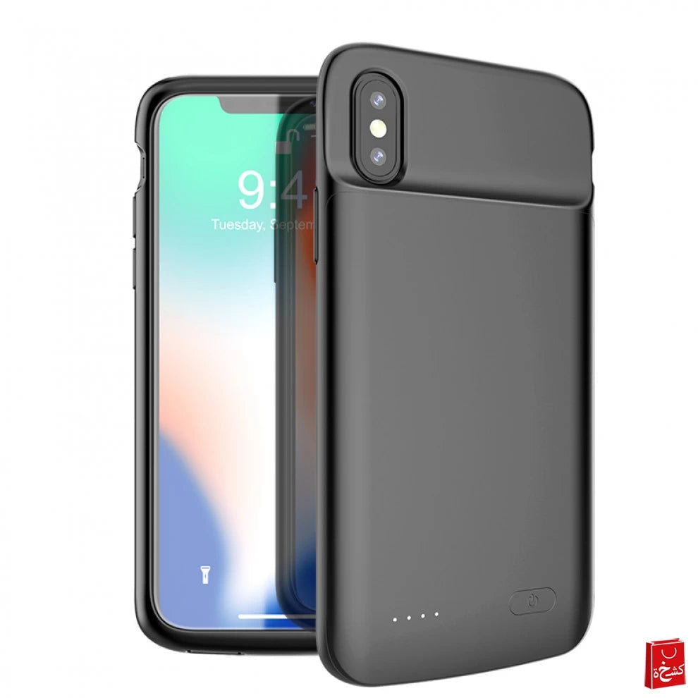 Battery Case For iPhone X/Xs black (4100mah)