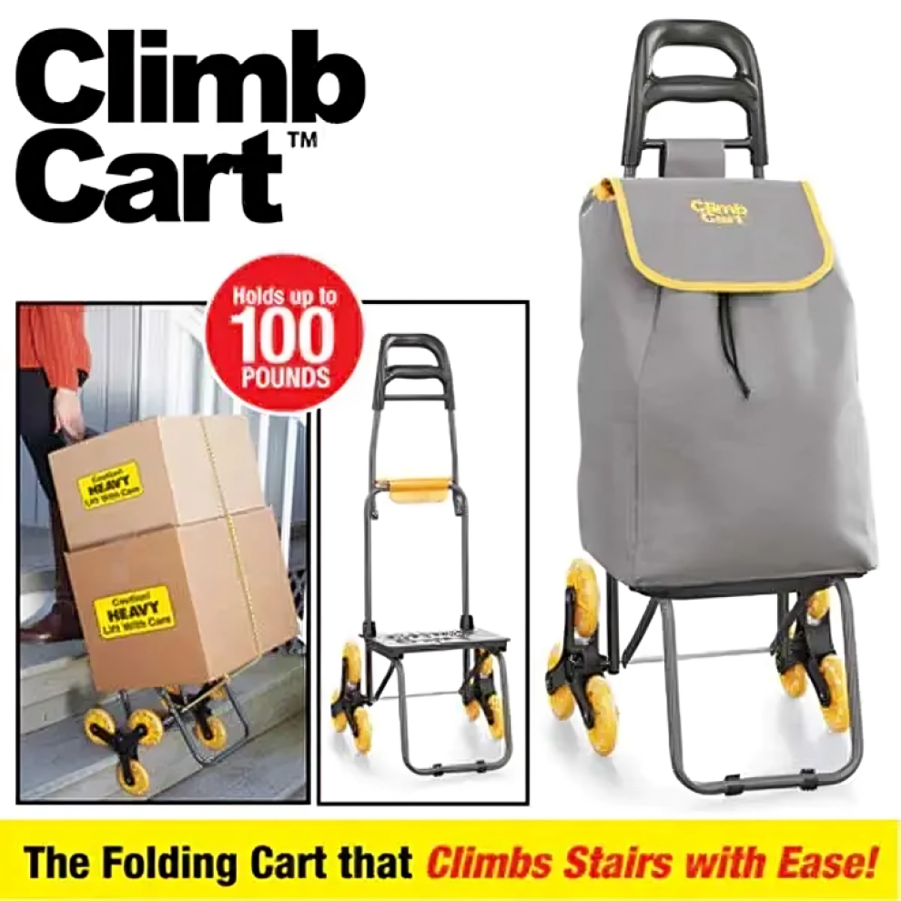Trolley Climb Cart The Best Folding Cart That Climbs Stairs With Ease