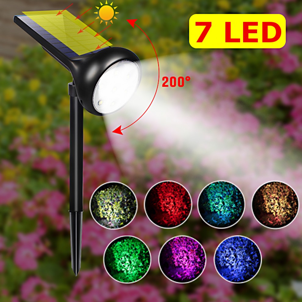 Solar Colorful LED Lawn Lamp