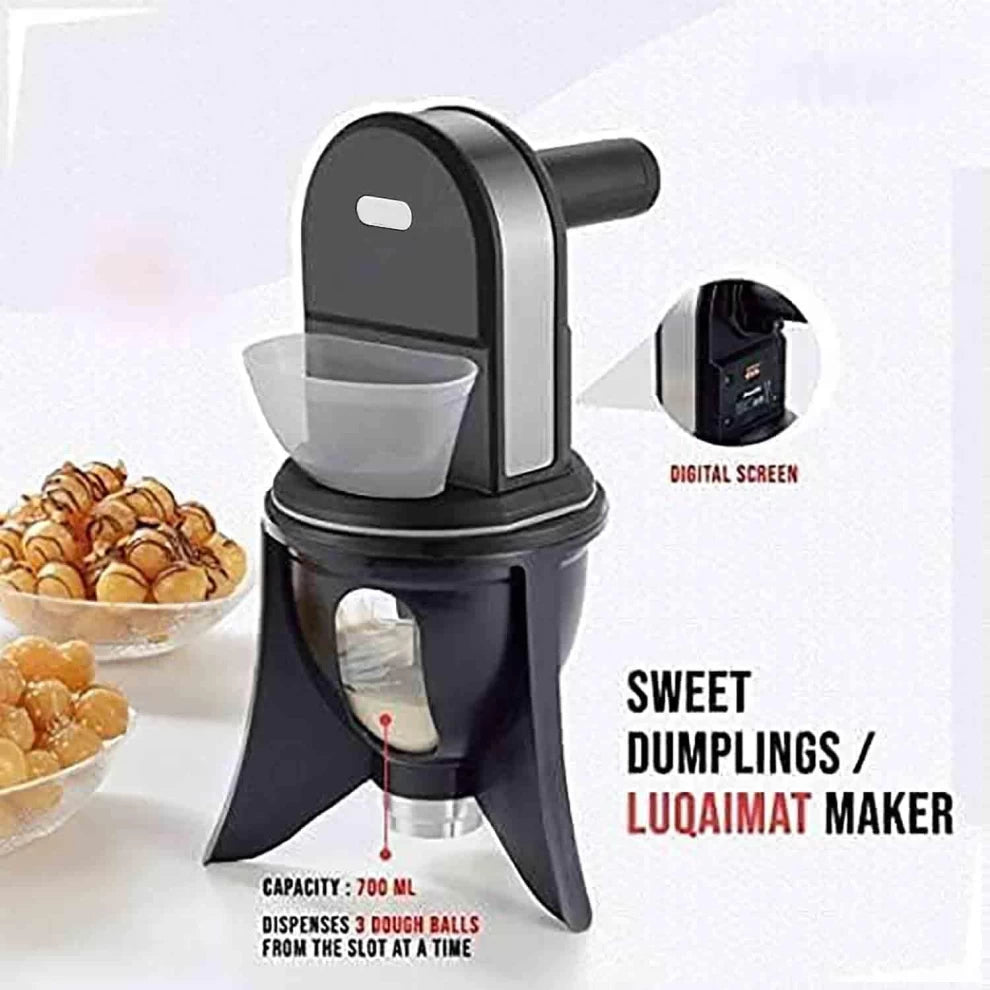 Sumo Electric Luqaimat  Sweet Ball Maker - Black
