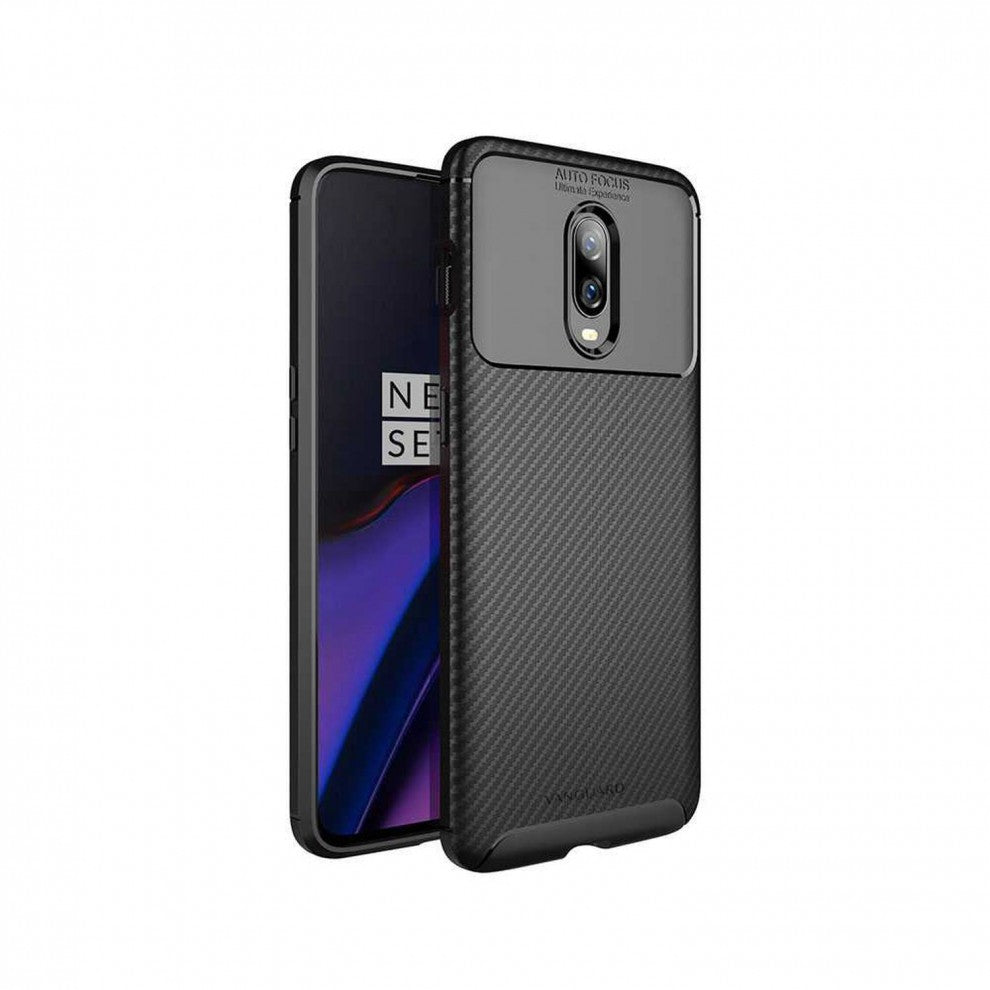 Viva Madrid Vanguard Back Case for OnePlus 6T - Carbon Black