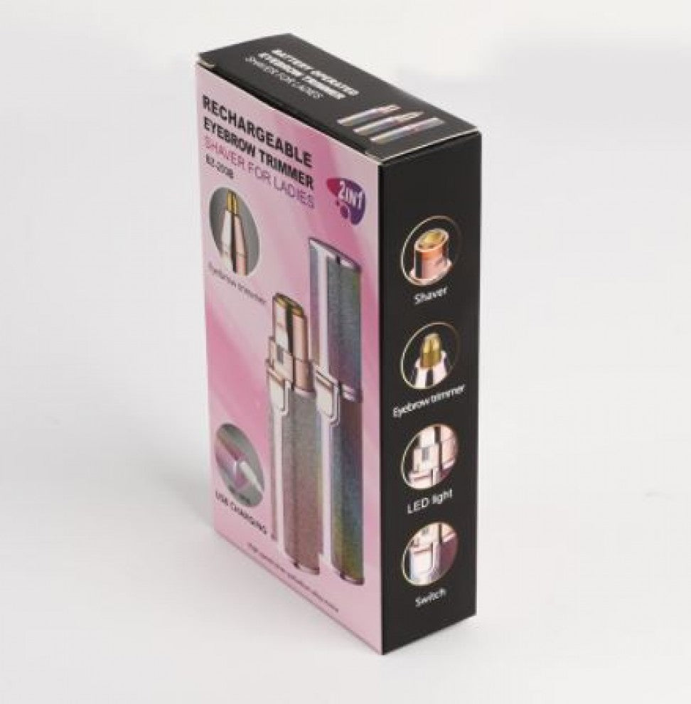 2 In 1 Electric Rechargeable Eyebrow Trimmer