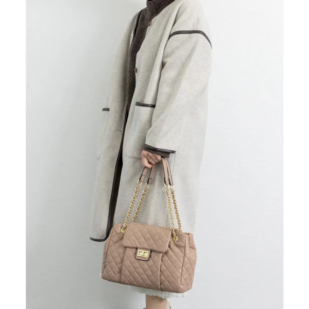 Stylish Women Shoulder Bag beige