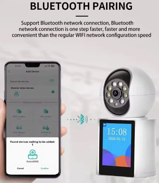 Camera 3MP Smart Video Calling with 2.8” Screen