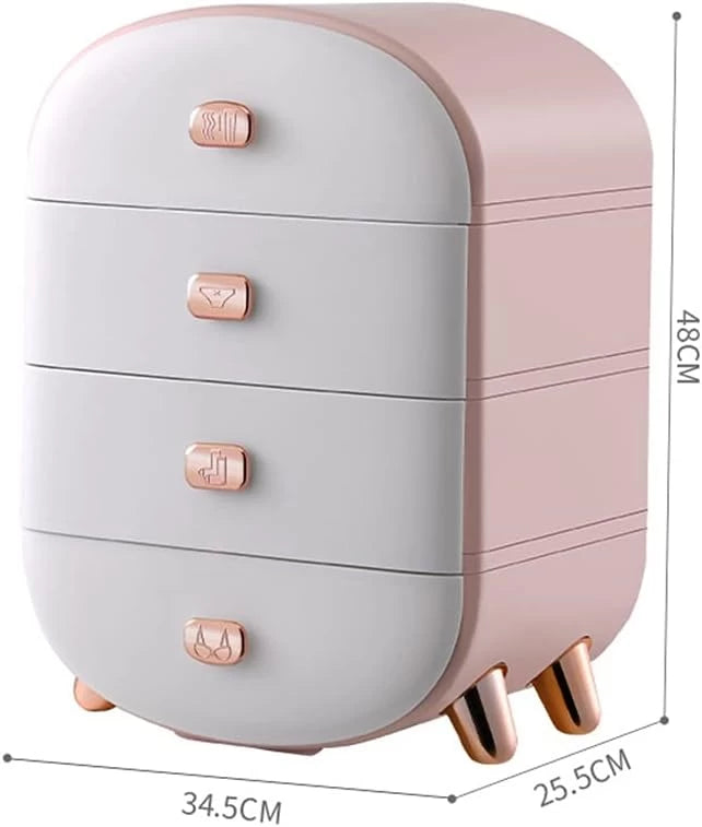 Storage Drawer 4-Layer Closet Organizer – Separate Compartments for Underwear, Bras & More!
