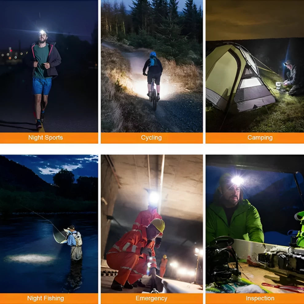 Camping LED Headlamp, 5 Modes Headlight