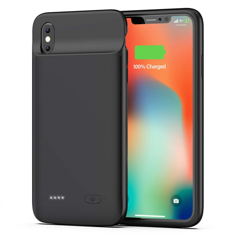 Battery Case For iPhone Xs Max black (5000mah)