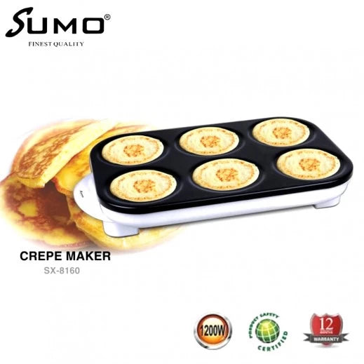 Sumo Pancake Maker 1000W-6pcs