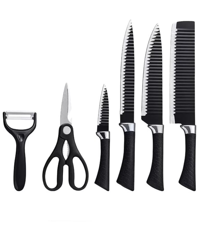 Starter Knife Set Non-Stick Coating on Stainless Steel
