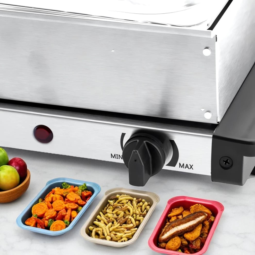 Sumo Electric Buffet Food Warmer Tray With 4 Compartments -300W
