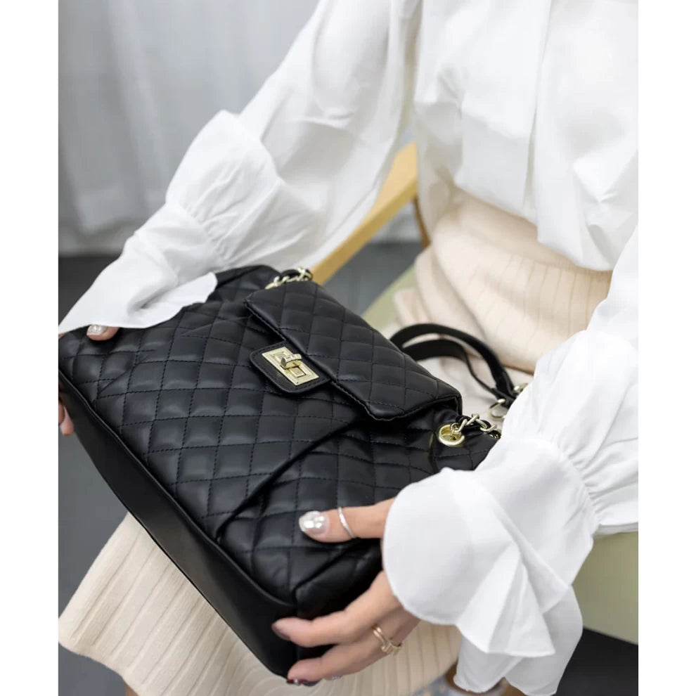 Stylish Women Shoulder Bag Black