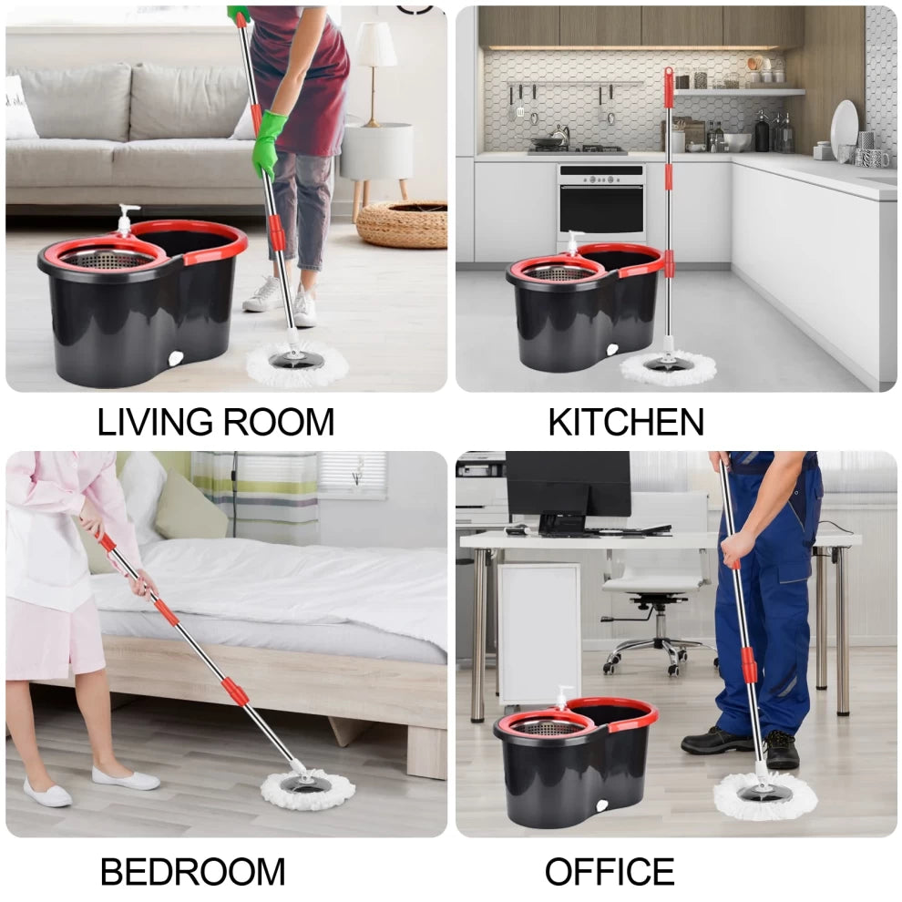 Spin Mop with Bucket – 360° Rotating Head