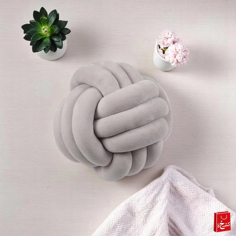 Braid Knot Pillow Tie Cushion for Sofa