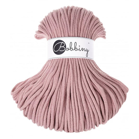 Bobbiny Premium Macramé Cord Yarn, Blush, 5 mm.