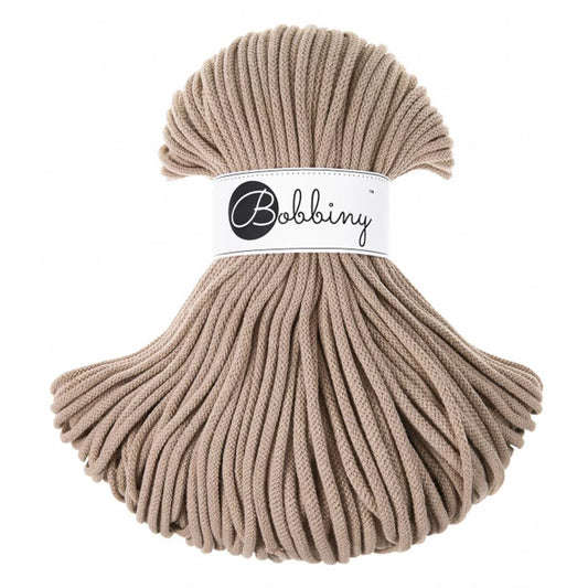 Bobbiny Premium Macramé Cord Yarn, Sand, 5 mm.