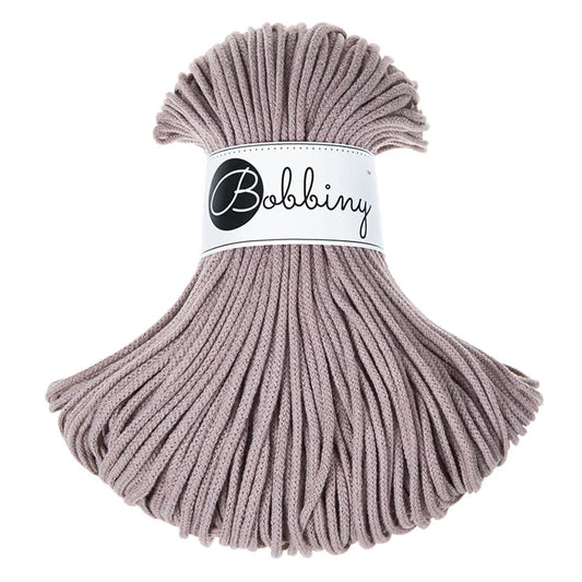 Bobbiny Premium Macramé Cord Yarn, Pearl, 3 mm.