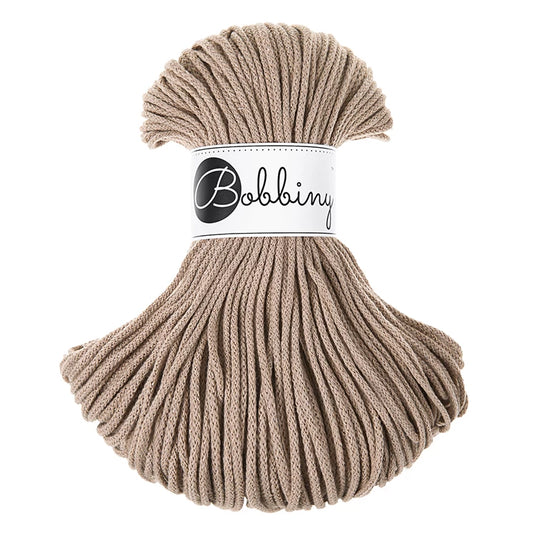 Bobbiny Premium Macramé Cord Yarn, Sand, 3 mm.