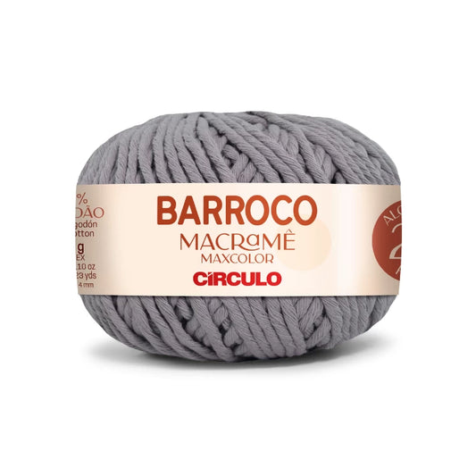 Circulo Barroco Macramé Maxcolor String Yarn - Cromado (8212)