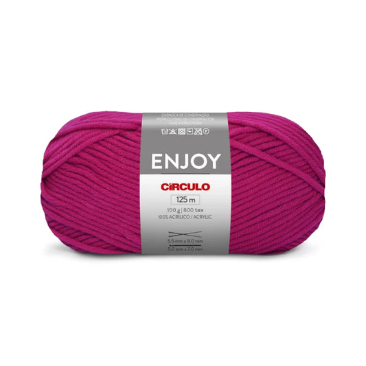 Circulo Enjoy Yarn - Rosa Vibrante (3562)
