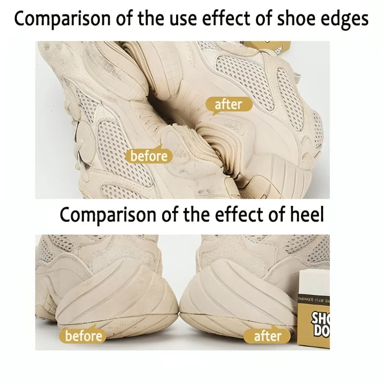Suede Stains Fast with Shoe Cleaning Sponge