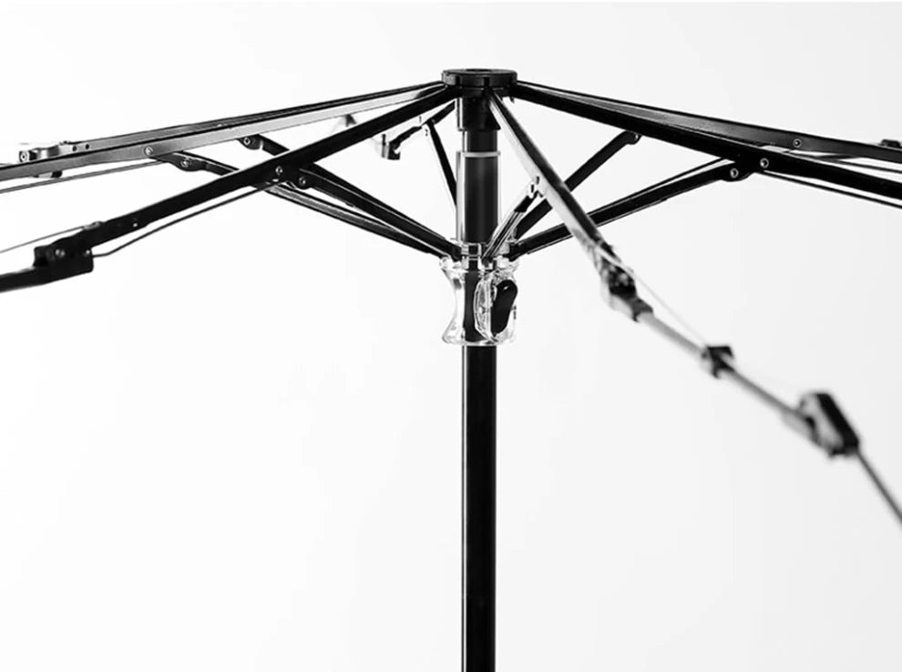 Black Folding UV Protection Umbrella