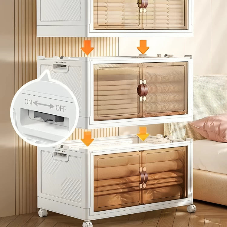 Storage Bins with Doors 3 layers