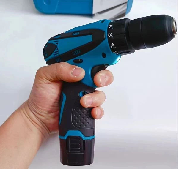 12V Cordless Drill Screwdriver – Mini Rechargeable Drill with Tool Kit
