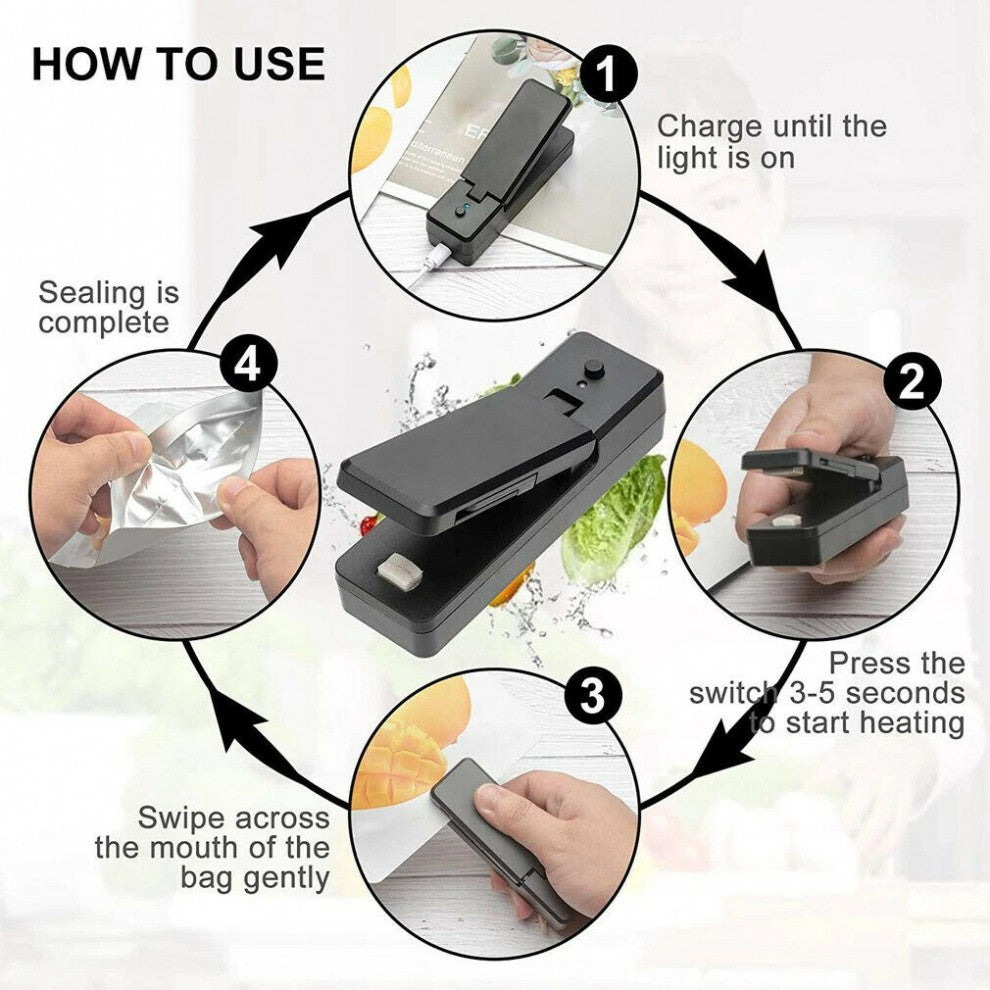 2 In 1 Mini Bag Sealer