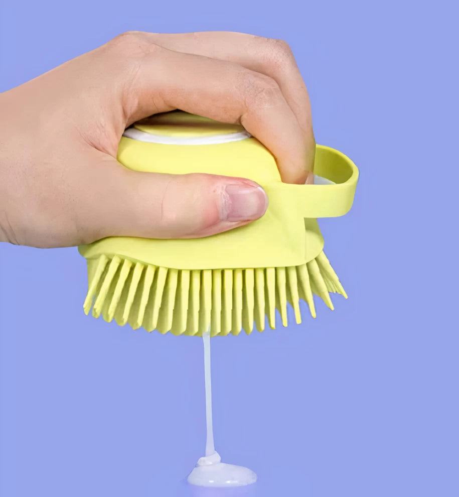 Body Scrubber with Soap Dispenser for Shower