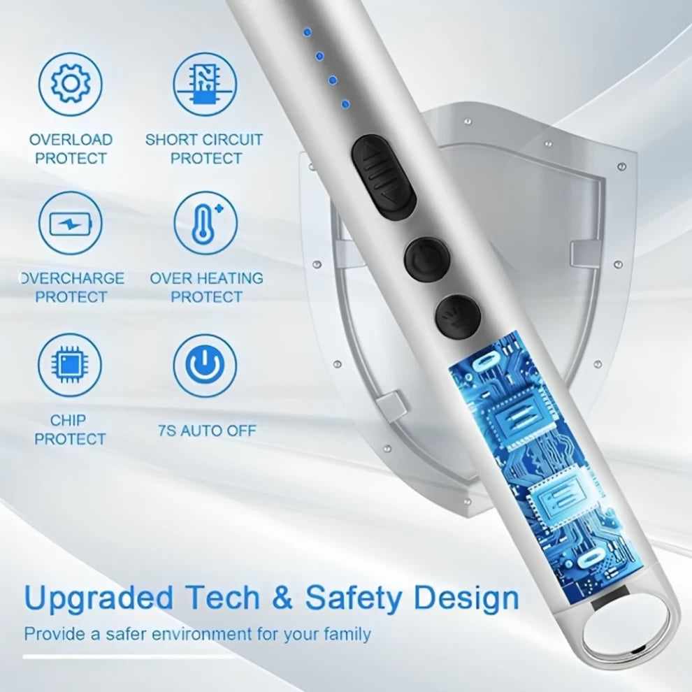 Candle Lighters Rechargeable USB, Lighter with LED