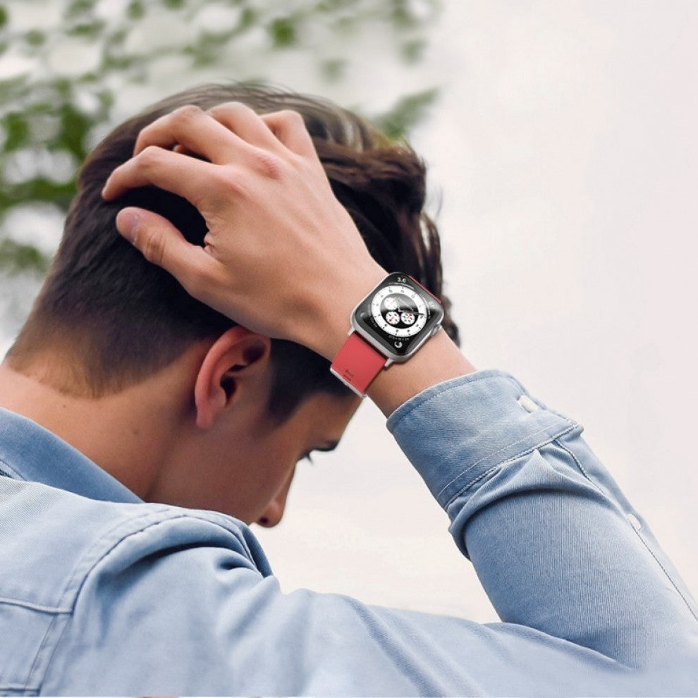 AhaStyle Band With DuoTone Design for Apple Watch 42/44mm-Red