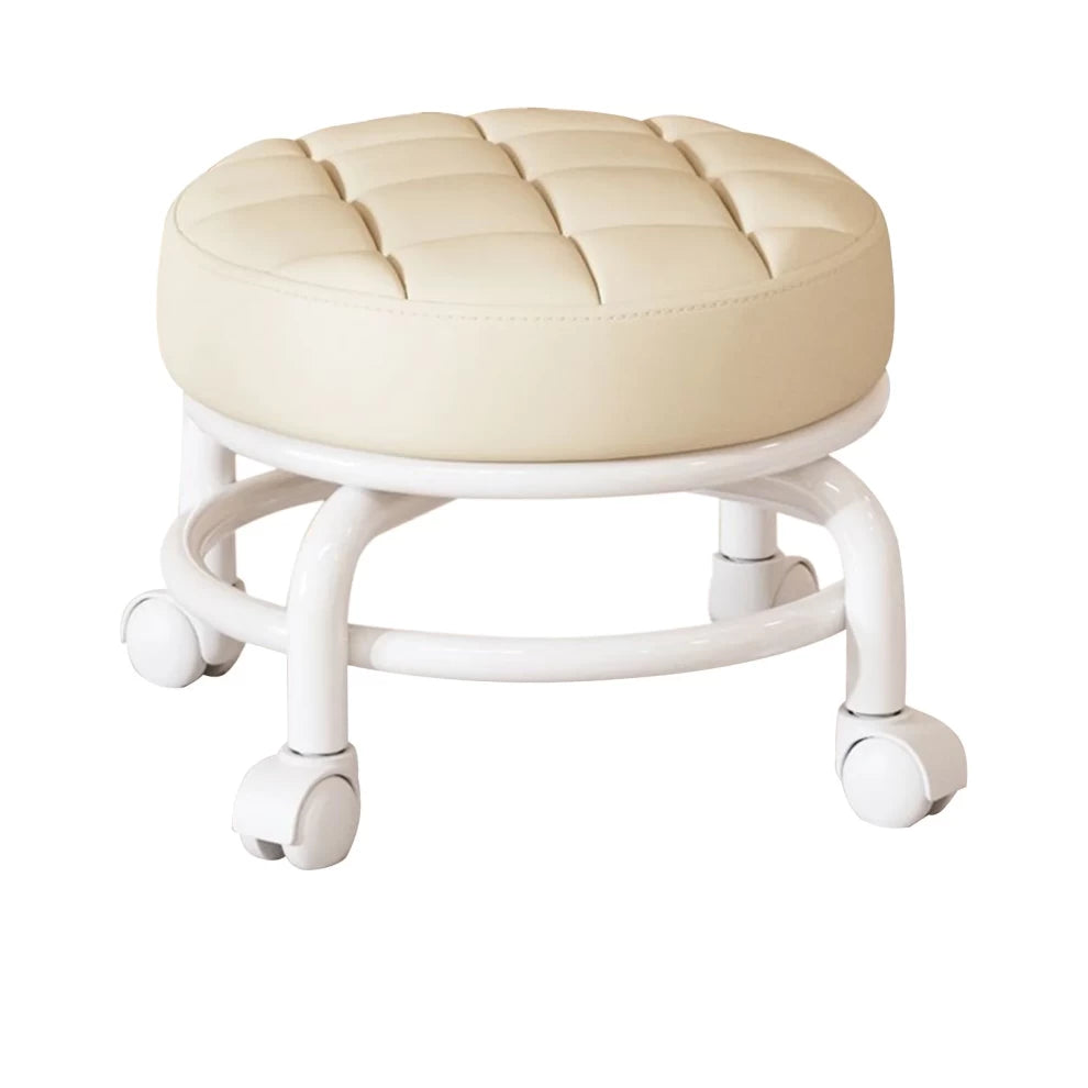 Wheeled Low Stool
