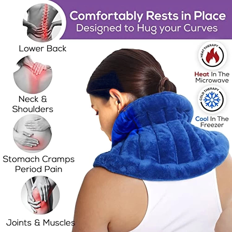 Calming Comfort Heating Pad for Back Pain Relief-Microwave Pad