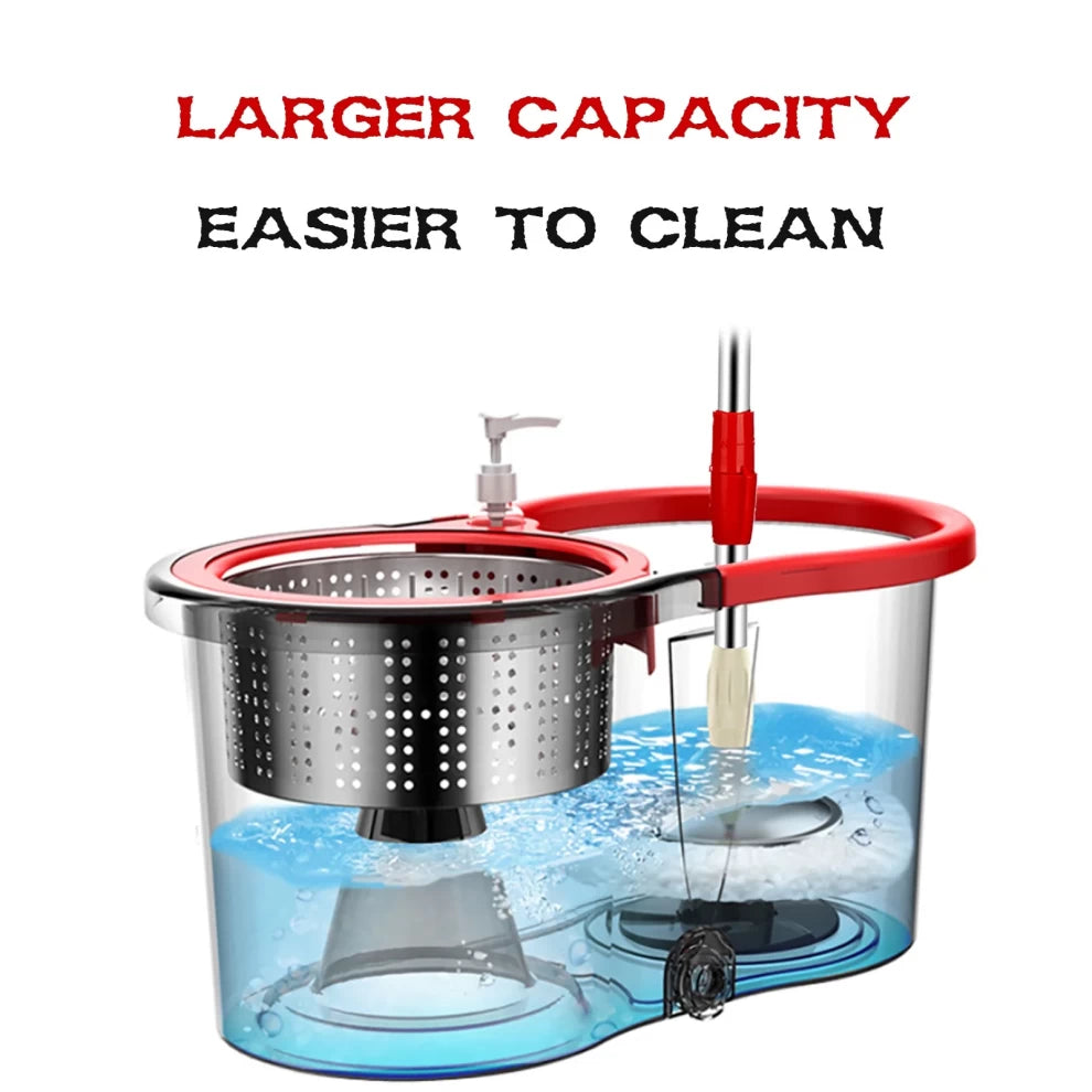 Spin Mop with Bucket – 360° Rotating Head