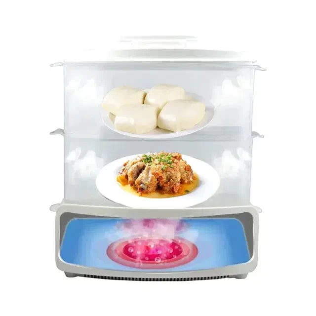 Silver Crest 12L Electric Steamer 1500W – Healthy and Quick Cooking