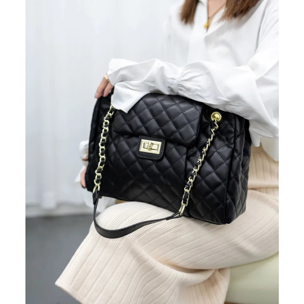 Stylish Women Shoulder Bag Black