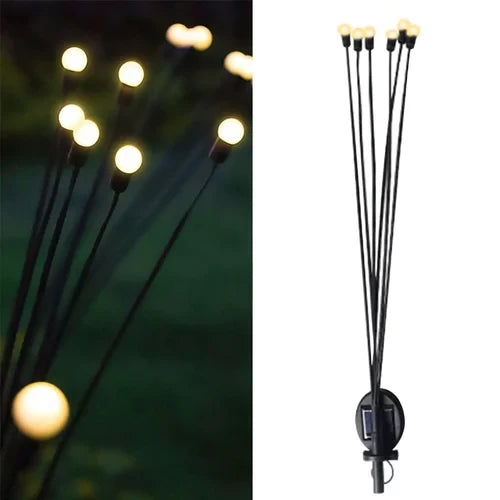 Solar Garden Lights Powered Firefly Lamp