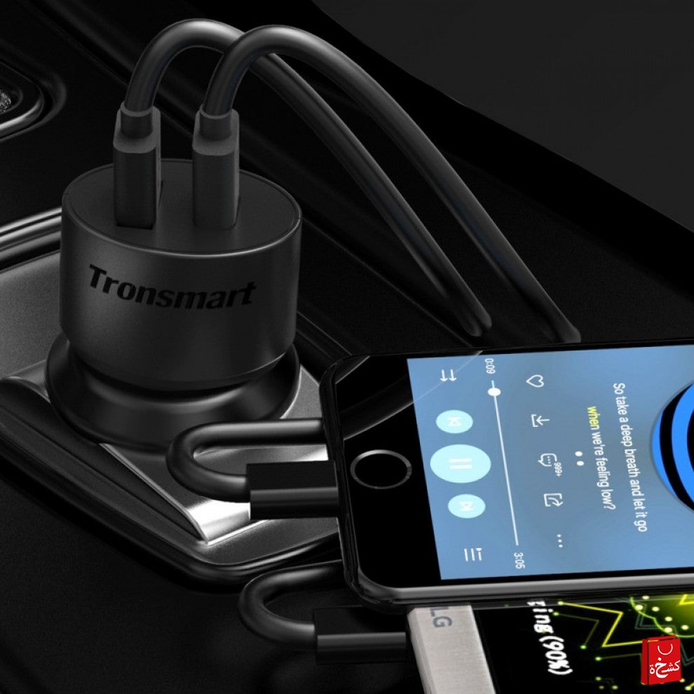 Tronsmart QC3.0 CC2TF 2 Ports Car Charger