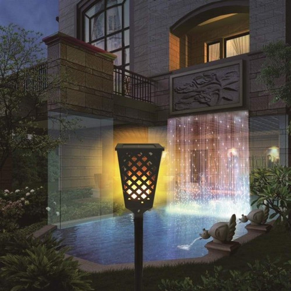 Solar Powered Dancing Tiki Torch Light