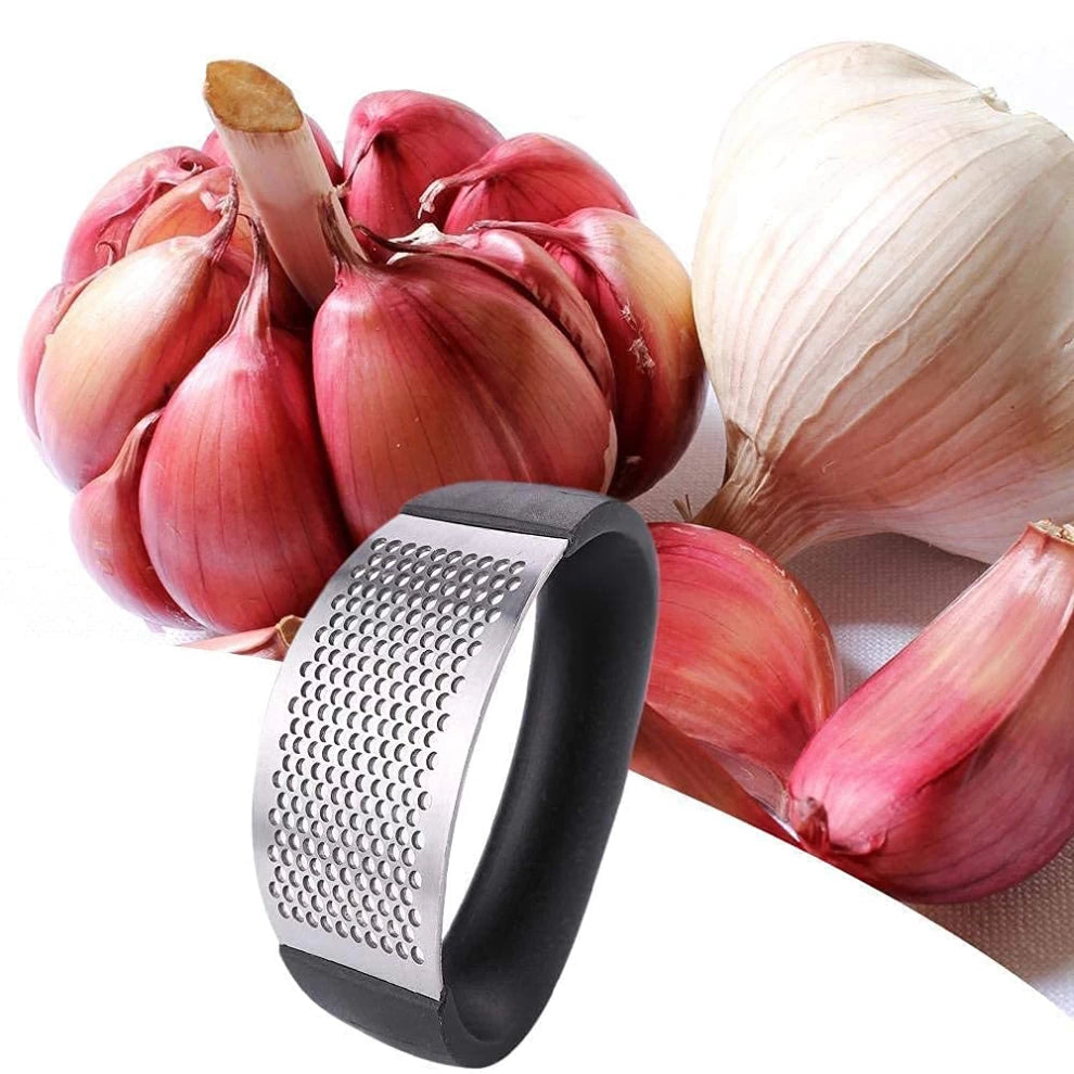 Stainless Steel Garlic, Ginger Presser Crusher for Kitchen
