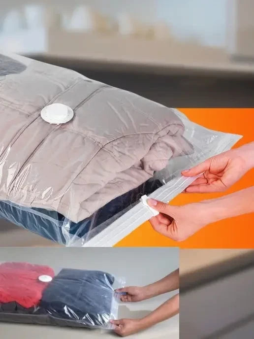 Vacuum Storage Bag With Air Pump Vacuum Sealed Compression Bag-80in110cm
