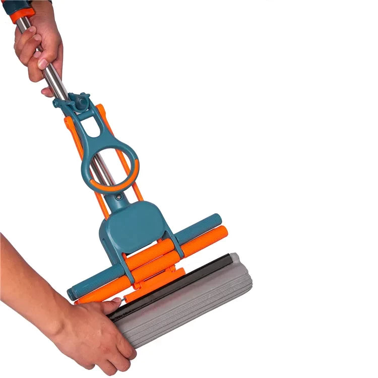 Stainless Steel Roller Rod PVA Sponge Mop